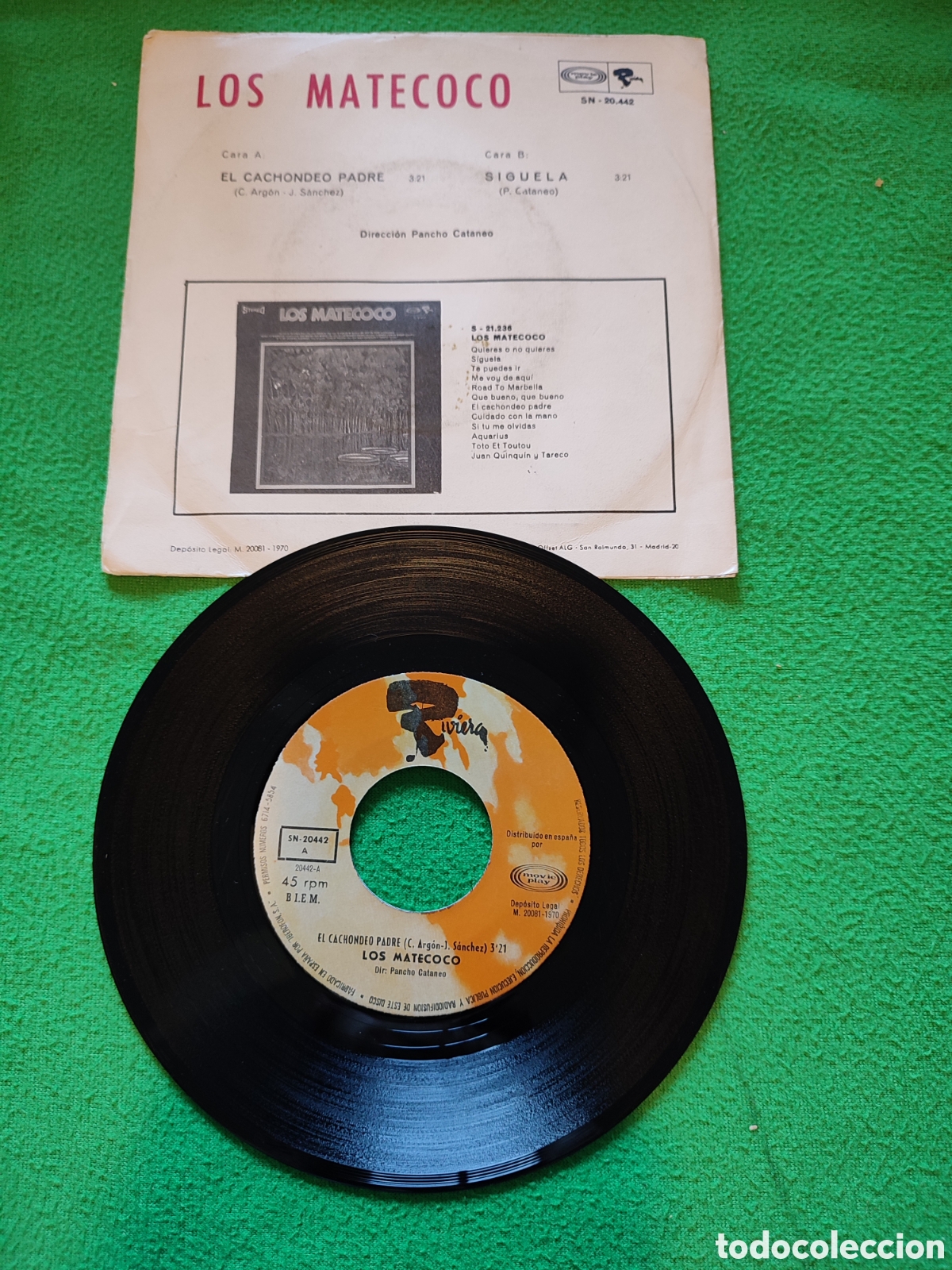 Discos de vinilo: Los Matecocos - El cachondeo padre - Foto 2