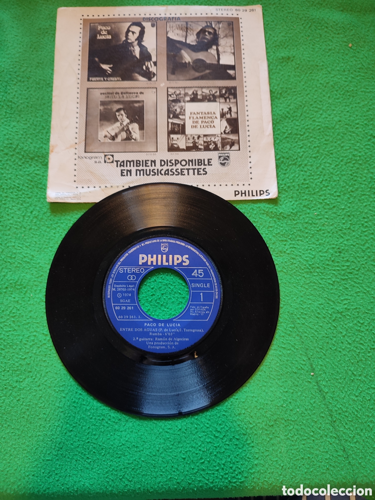 Discos de vinilo: Paco de Luc&iacute;a - Entre dos aguas - Foto 2