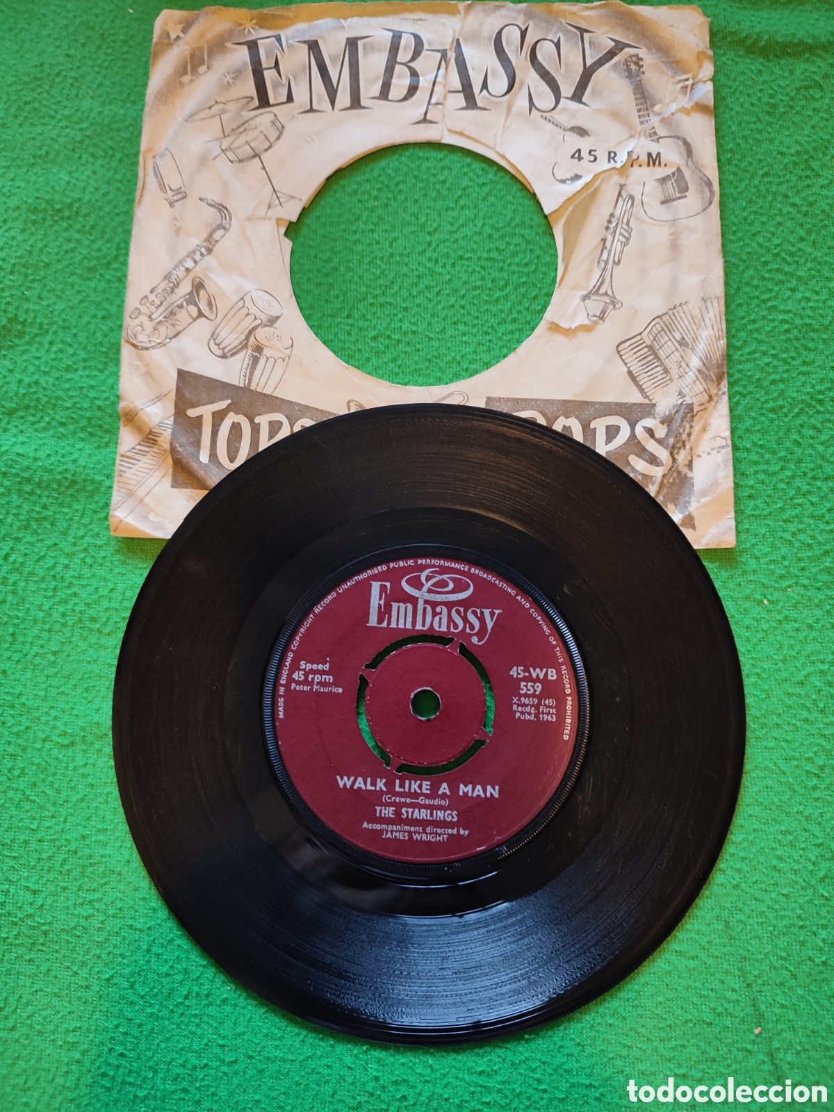 Discos de vinilo: The Starlings - Walk like a Man - Foto 1