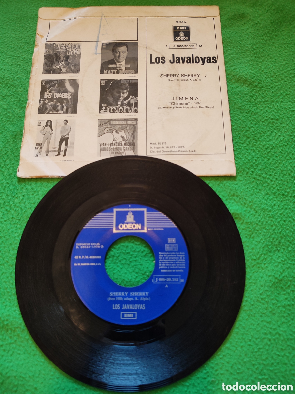 Discos de vinilo: Los Javaloyas - Sherry Sherry - Foto 2