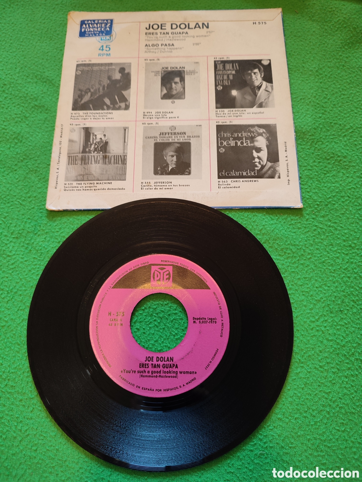 Discos de vinilo: Joe Dolan - Eres tan guapa - Foto 2