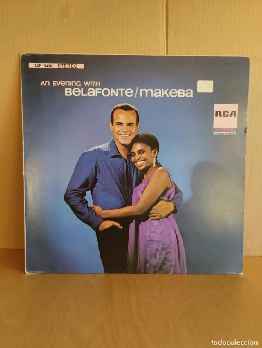 Discos de vinilo: BELAFONTE / MAKEBA ---- AN EVENING WITH - Foto 1