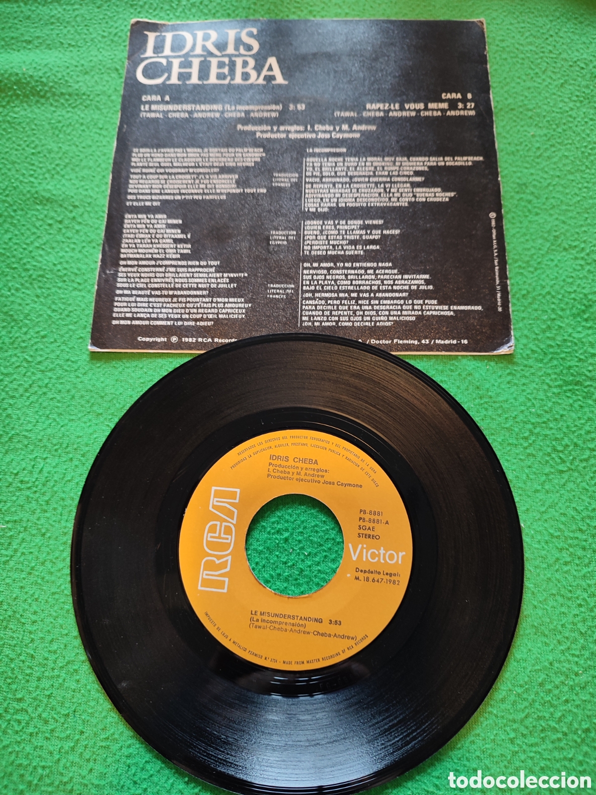Discos de vinilo: Idris Cheba - Le misunderstanding - Foto 2