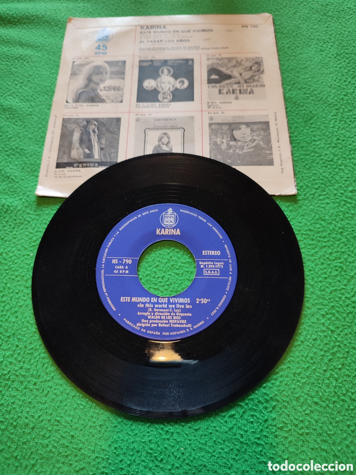 Discos de vinilo: Karina - Este mundo en que vivimos - Foto 2