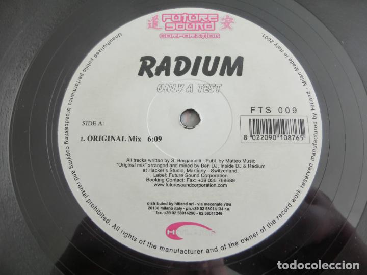 Discos de vinilo: Radium - Only A Test - Foto 3