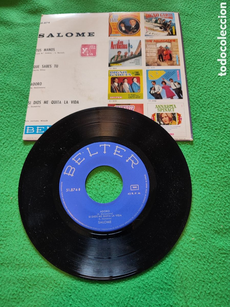 Discos de vinilo: Salom&eacute; - Adoro+ 3 - Foto 2