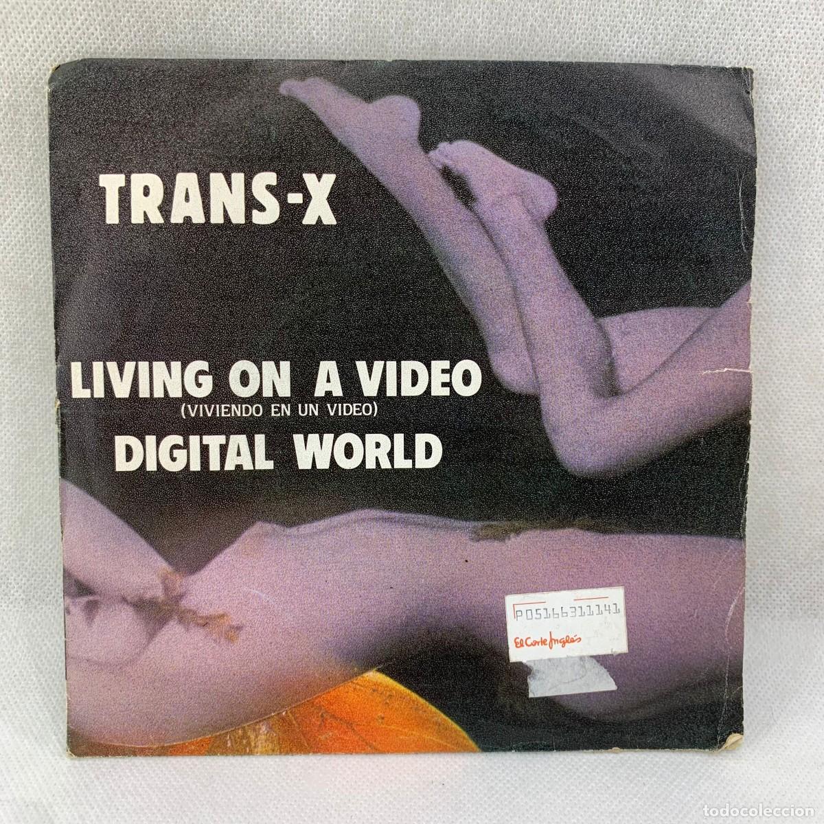 single trans-x - living on a video - españa - a - Compra venta en  todocoleccion