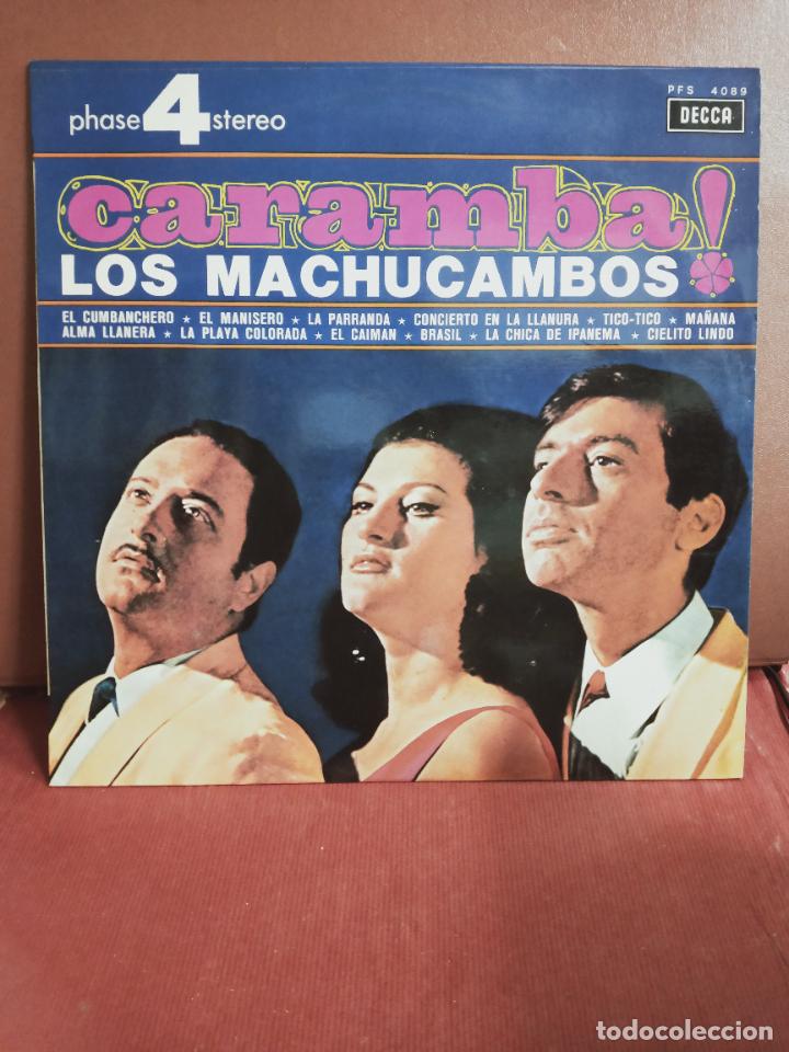 Discos de vinilo: CARAMBA - LOS MACHUCAMBOS - LP DECCA 1966 - Foto 1