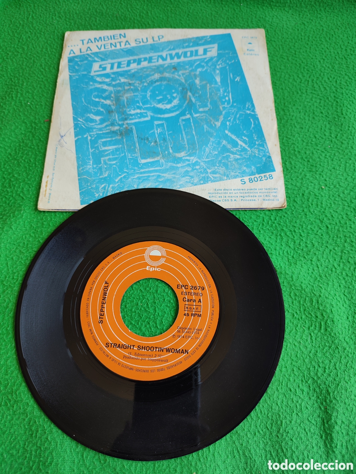 Discos de vinilo: Steppenwolf - Straight shooting woman - Foto 2