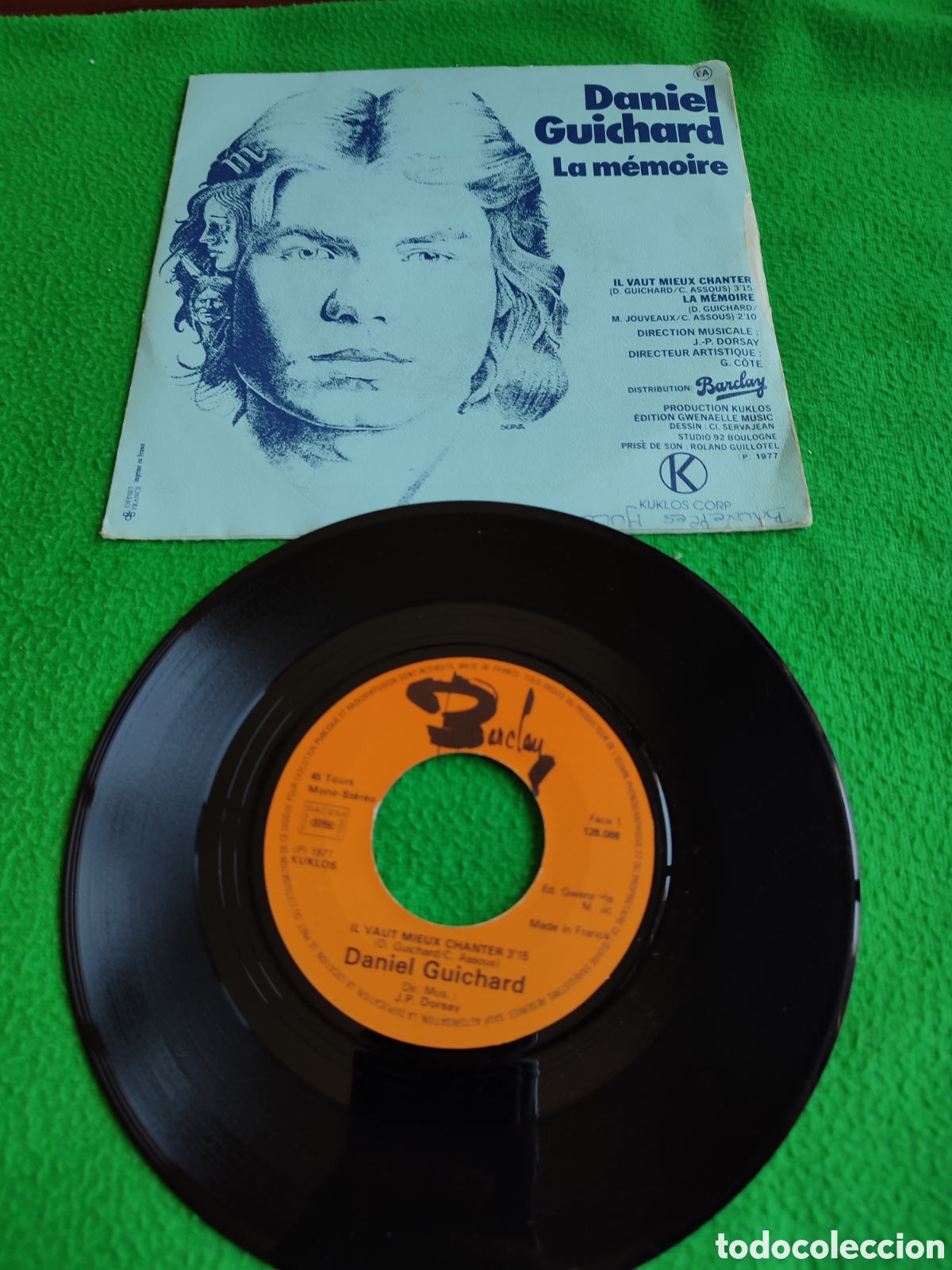 Discos de vinilo: Daniel Guichard - Il vaut mieux chanter - Foto 2
