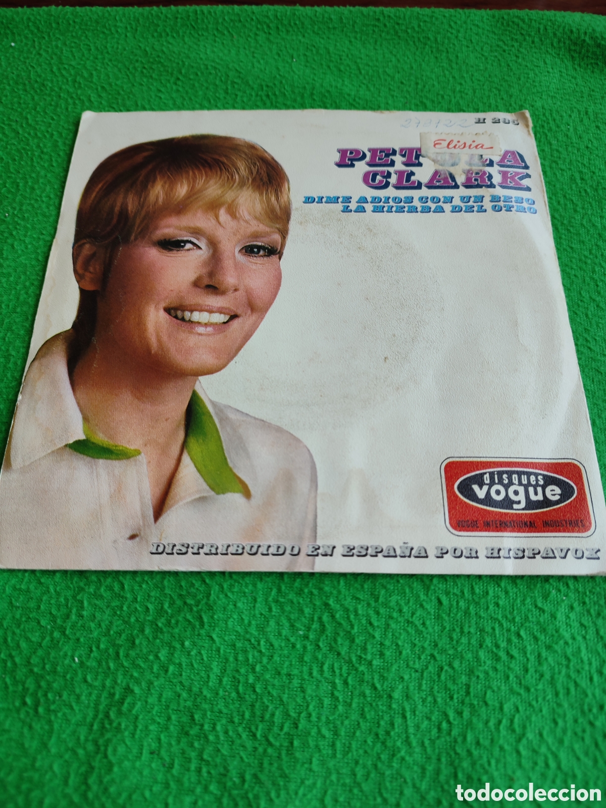Discos de vinilo: Petula Clark - Dime adi&oacute;s con un beso - Foto 1