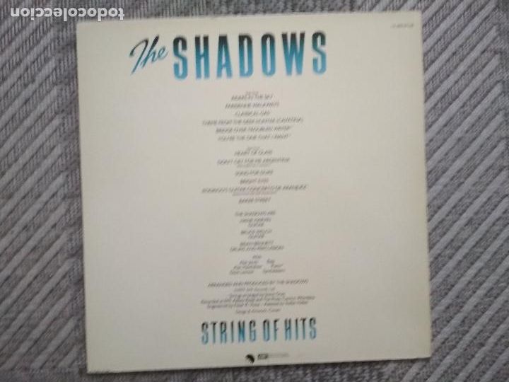 Discos de vinilo: the shadows, string of hits,1979 - Foto 3