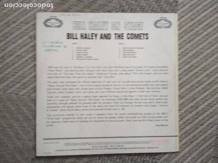 Discos de vinilo: Bill Haley And The Comets &lrm;&ndash; Bill Haley On Stage,1968 - Foto 2