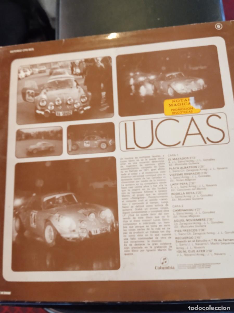 Discos de vinilo: LUCAS- LUCAS. LP. LOS PEKENIKES - Foto 2