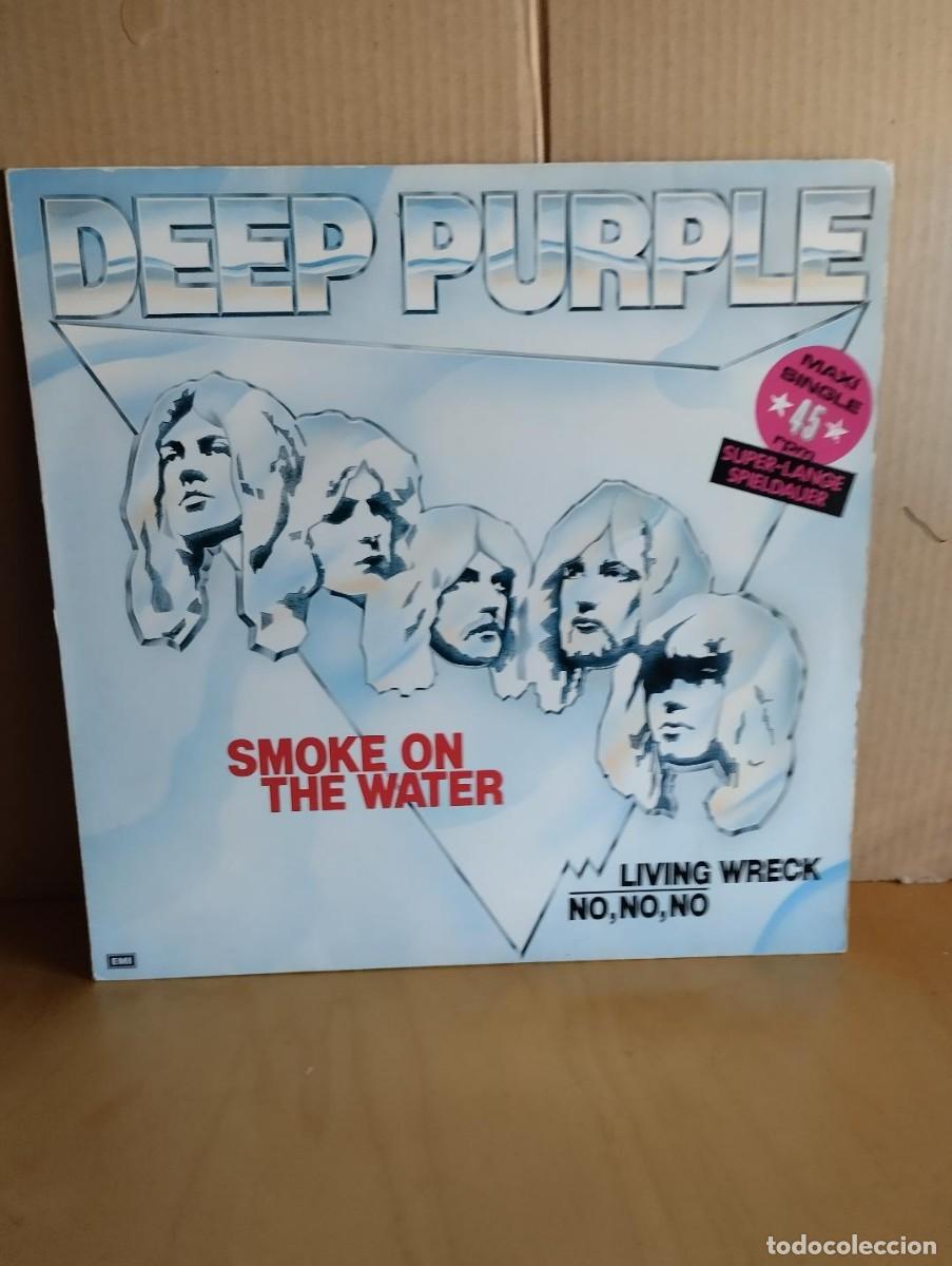 Discos de vinilo: DEEP PURPLE ---- SMOKE ON THE WATER - MAXI - Foto 1