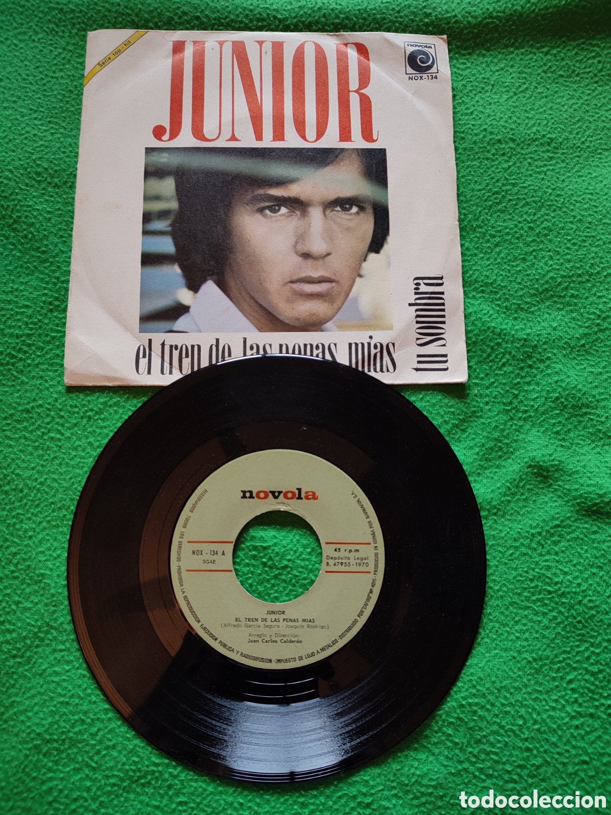 Discos de vinilo: Junior - El tren de las penas m&iacute;as - Foto 2