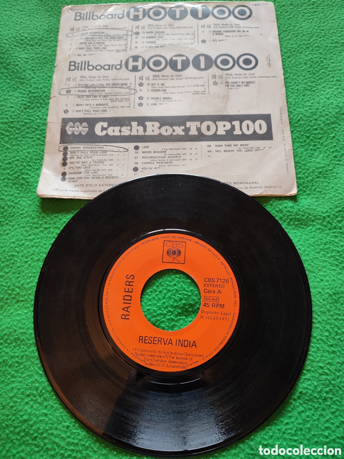 Discos de vinilo: The Raiders - Reserva India - Foto 2