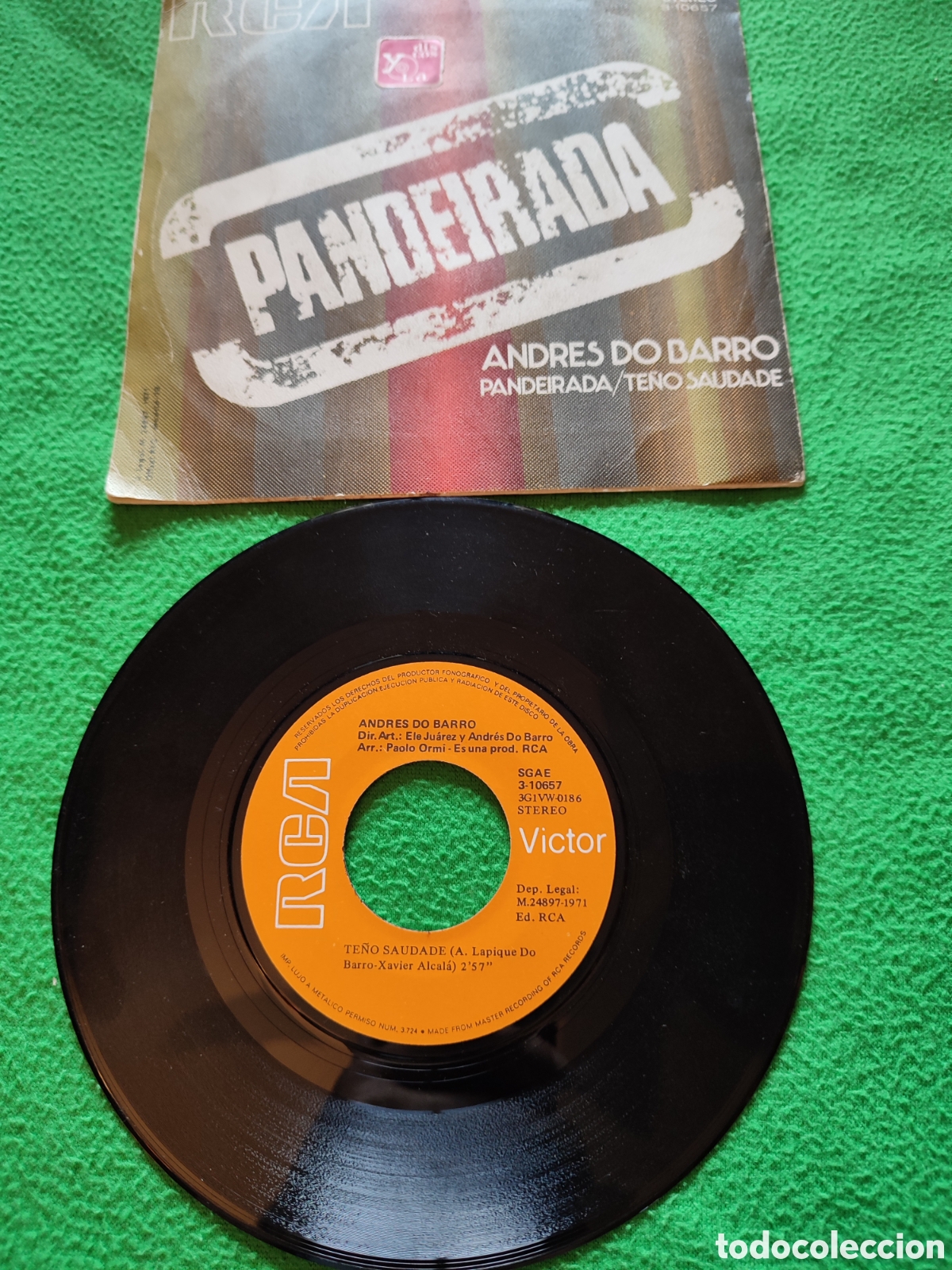 Discos de vinilo: Andr&eacute;s do Barro - pandeirada - Foto 2