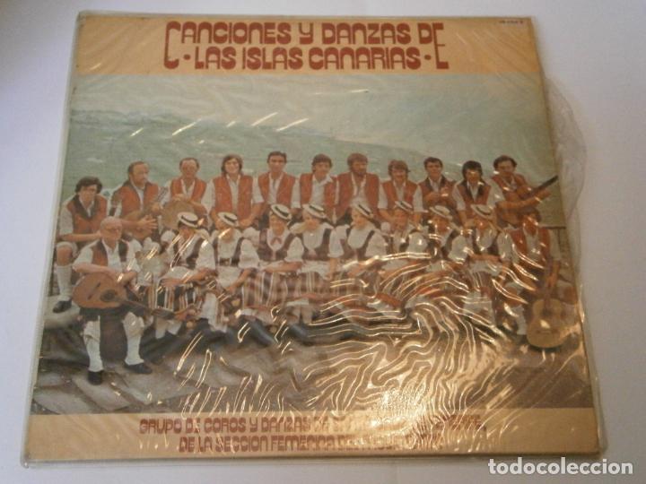 Vinyl records: ANTIGUO DISCO LP VINILO - GRUPO DE COROS Y DANZAS DE SANTA CRUZ DE TENERIFE DE LA SECCION FEMENINA D