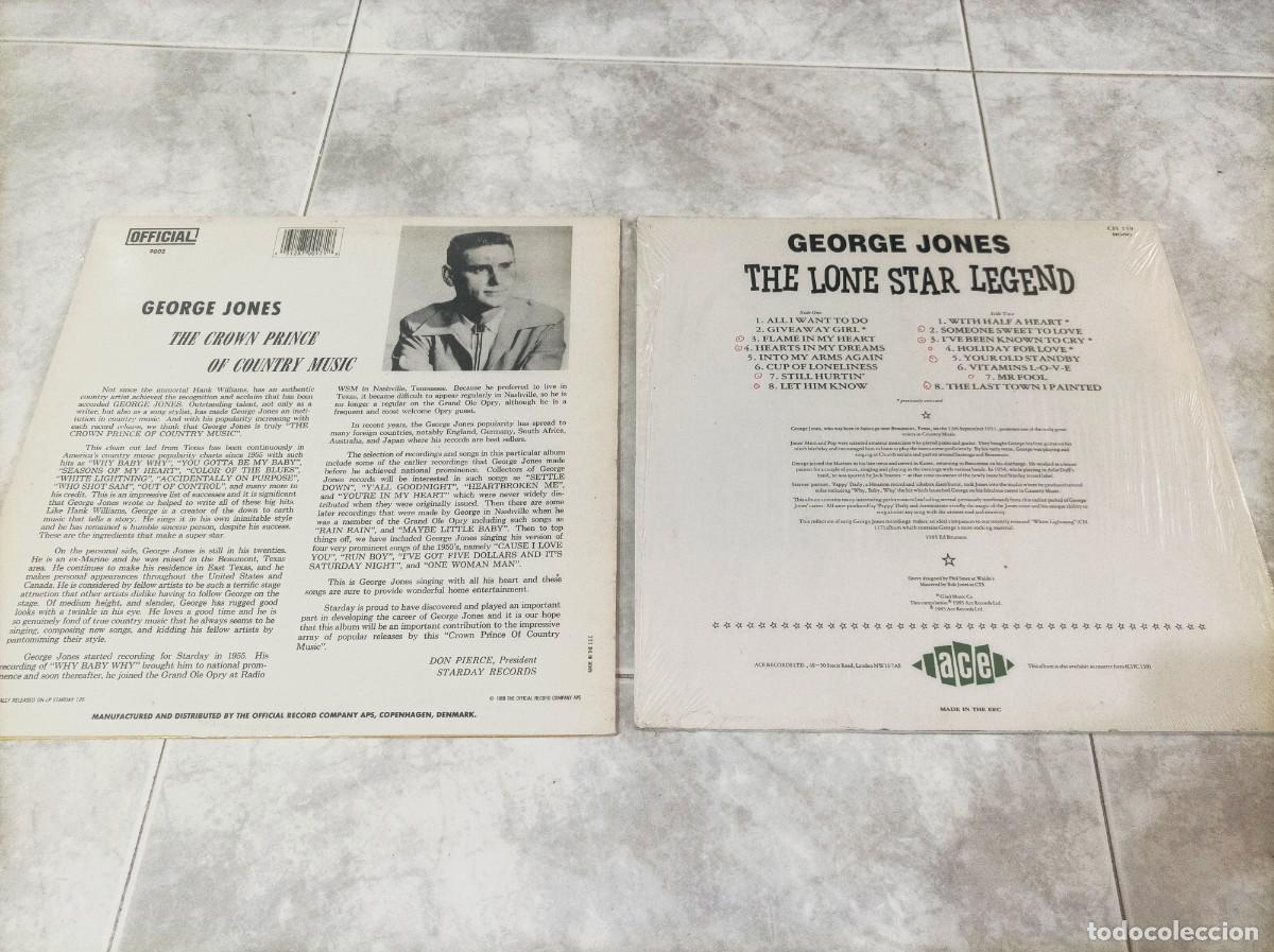Discos de vinilo: George Jones lps lote - Foto 2
