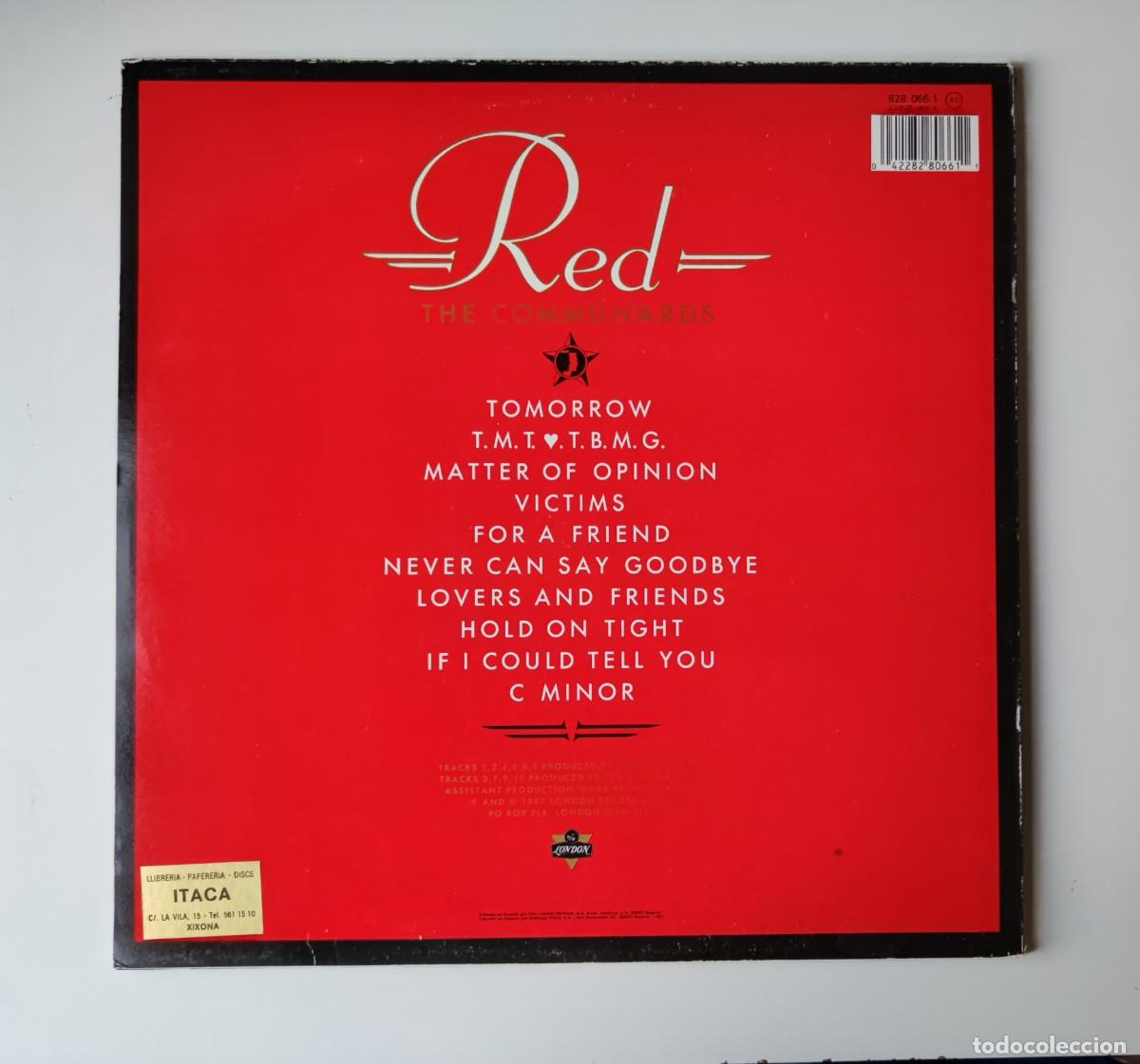 Discos de vinilo: THE COMUNARDS (RED).1987 POLIGRAM. DISCO VINILO LP - Foto 2