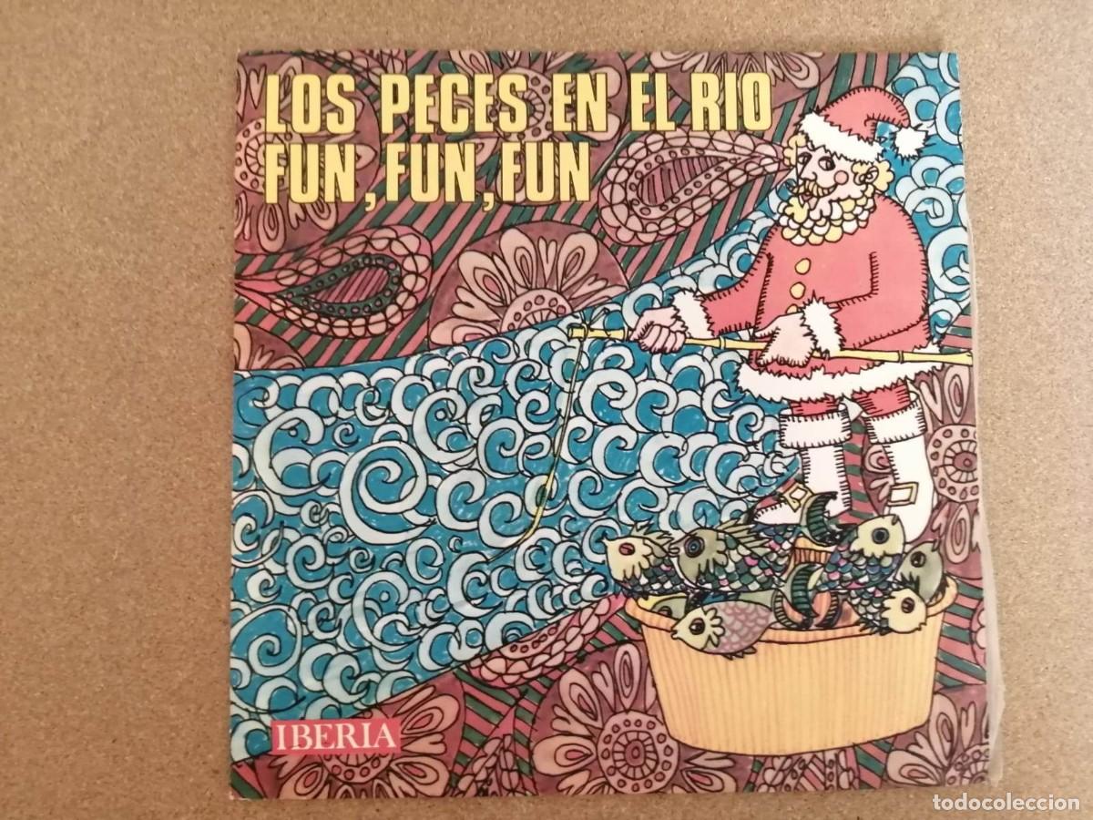 Discos de vinilo: DISCO SINGLE. VILLANCICOS (LOS PECES EN EL RIO - FUM, FUM, FUM)