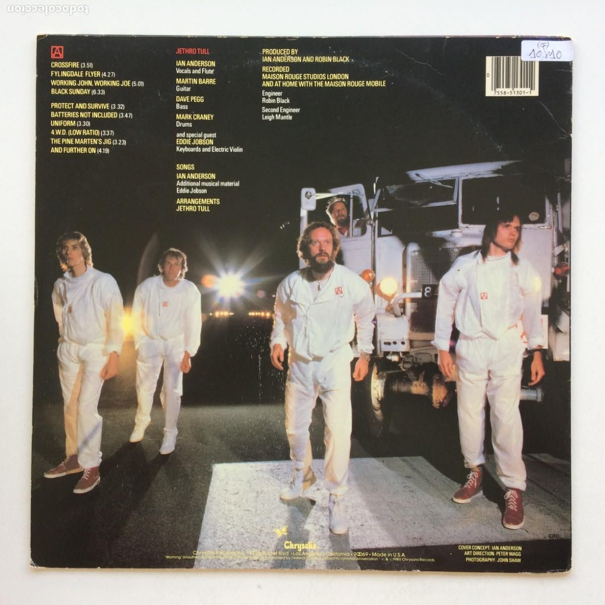 Discos de vinilo: Jethro Tull &lrm;&ndash; A , Scandinavia 1980 Chrysalis - Foto 2