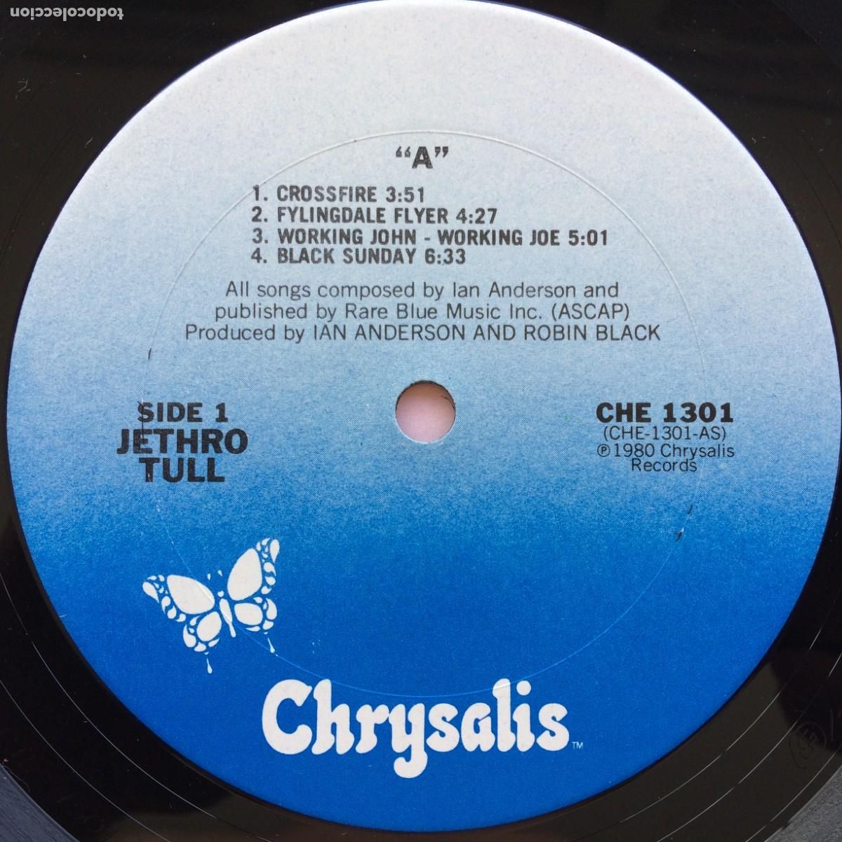 Discos de vinilo: Jethro Tull &lrm;&ndash; A , Scandinavia 1980 Chrysalis - Foto 4