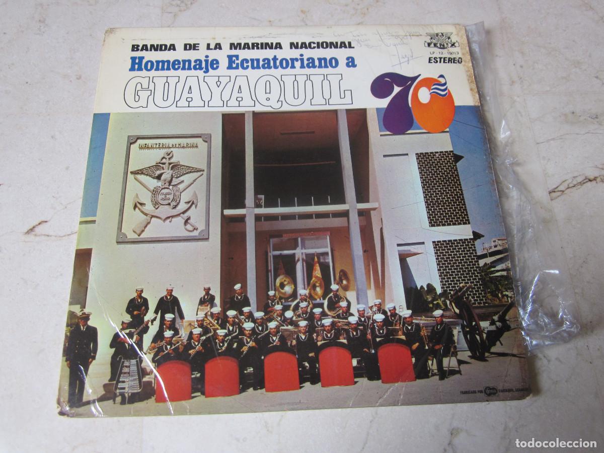 Dischi in vinile: BANDA DE LA MARINA NACIONAL - HOMENAJE ECUARORIANO A GUAYAQUIL LP - IFESA 1970