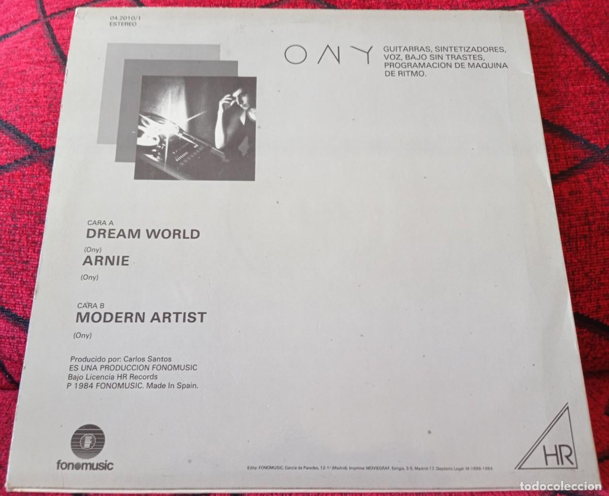 Discos de vinilo: ONY ** Dream World ** MAXI SINGLE VINILO ORIGINAL 1984 - Foto 2
