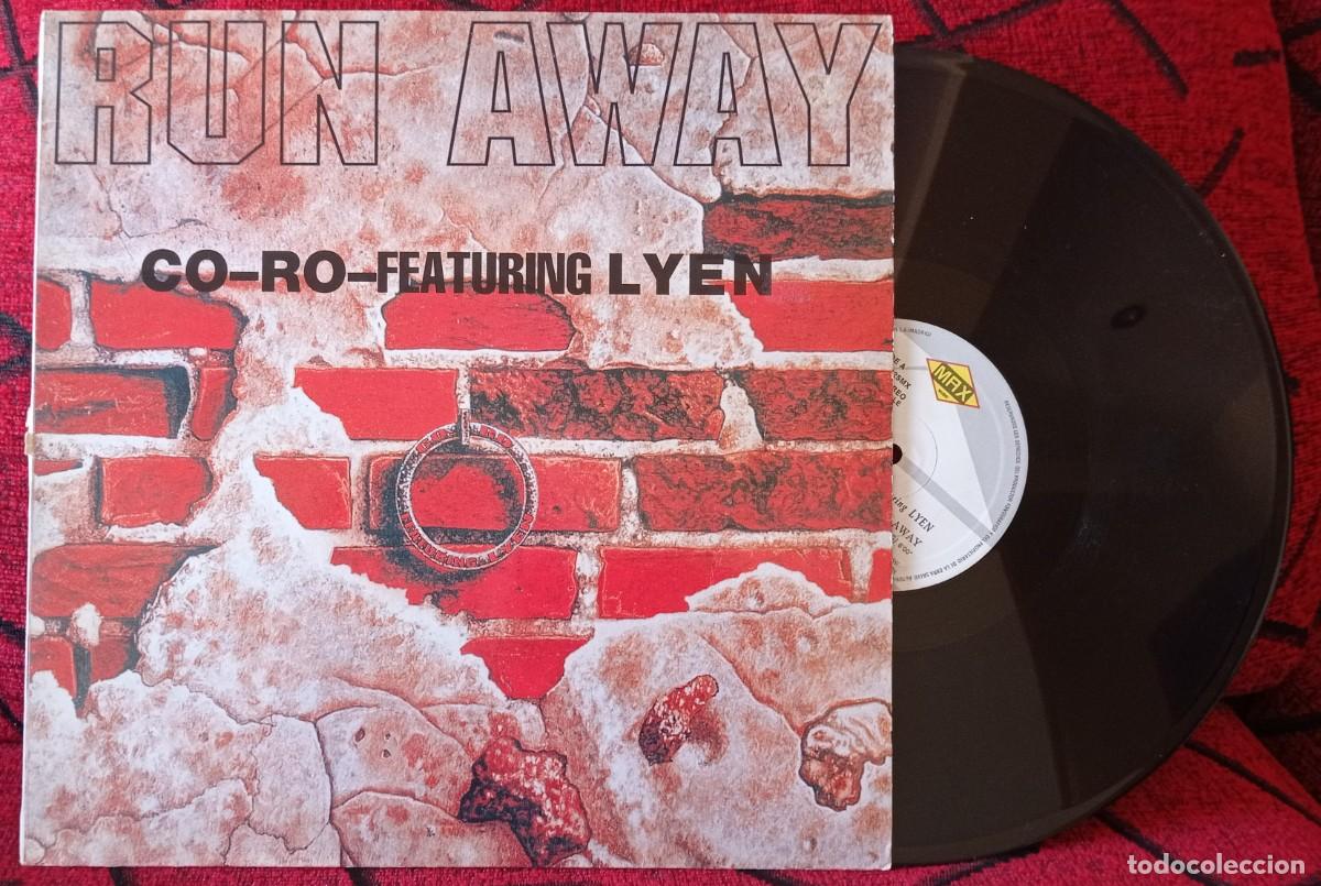 Discos de vinilo: CO.RO Featuring LYEN ** Run Away ** MAXI SINGLE VINILO ORIGINAL 1995 - Foto 1
