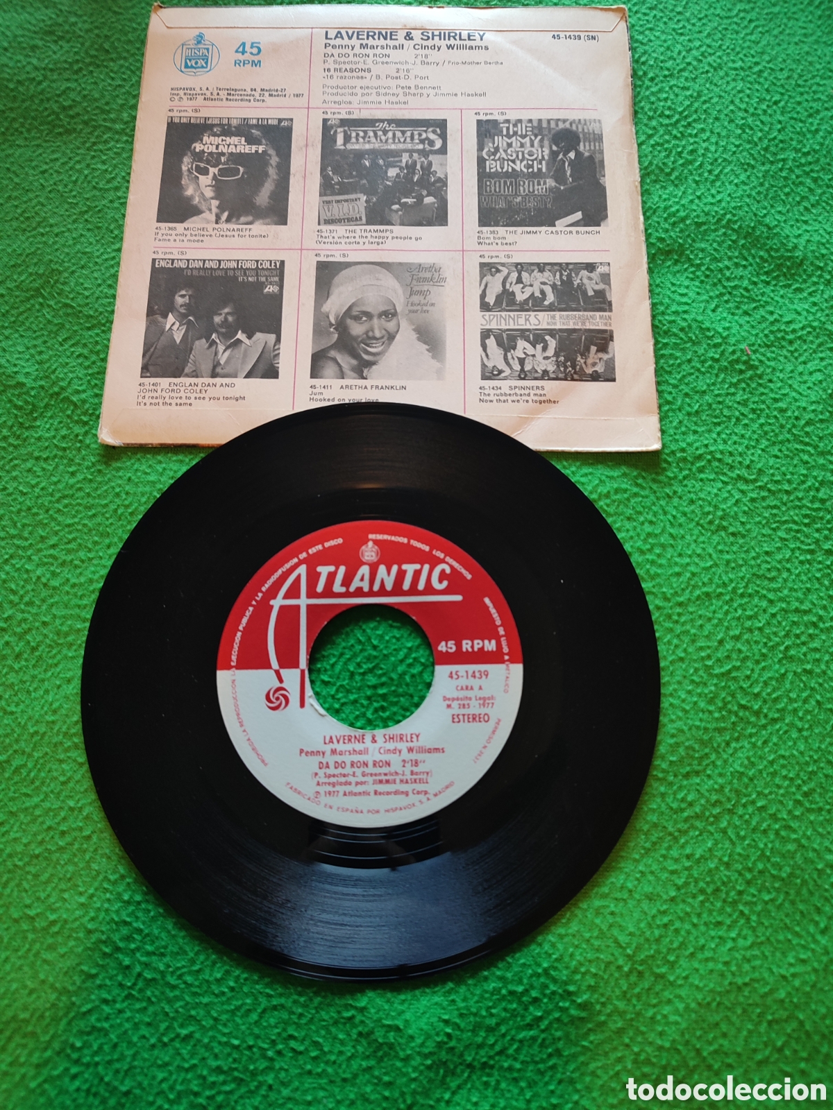 Discos de vinilo: Laverne & Shirley - Da Do Ron Ron - Foto 2