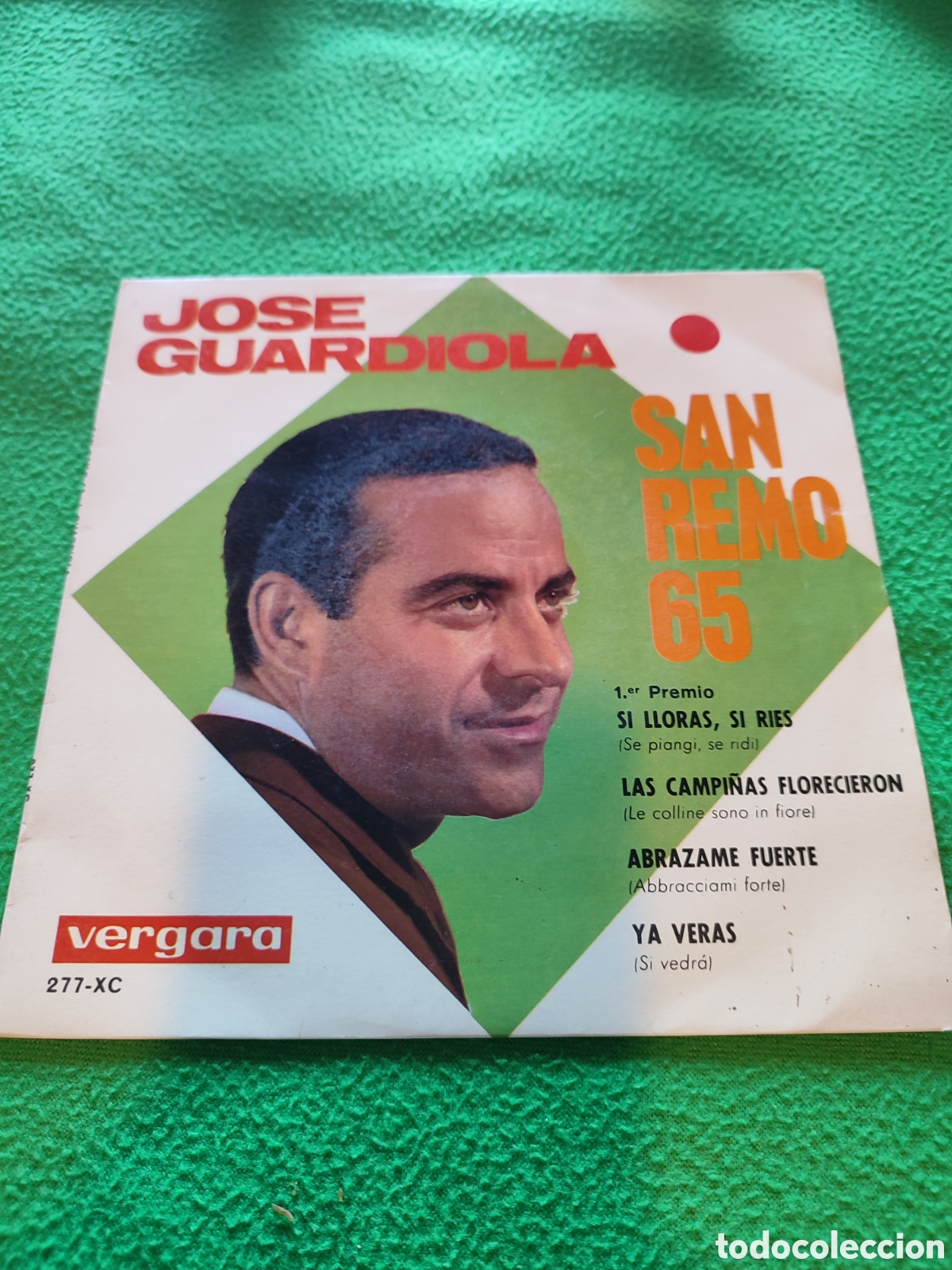 Discos de vinilo: Jos&eacute; Guardiola- Si lloras, si ries + 3 - Foto 1