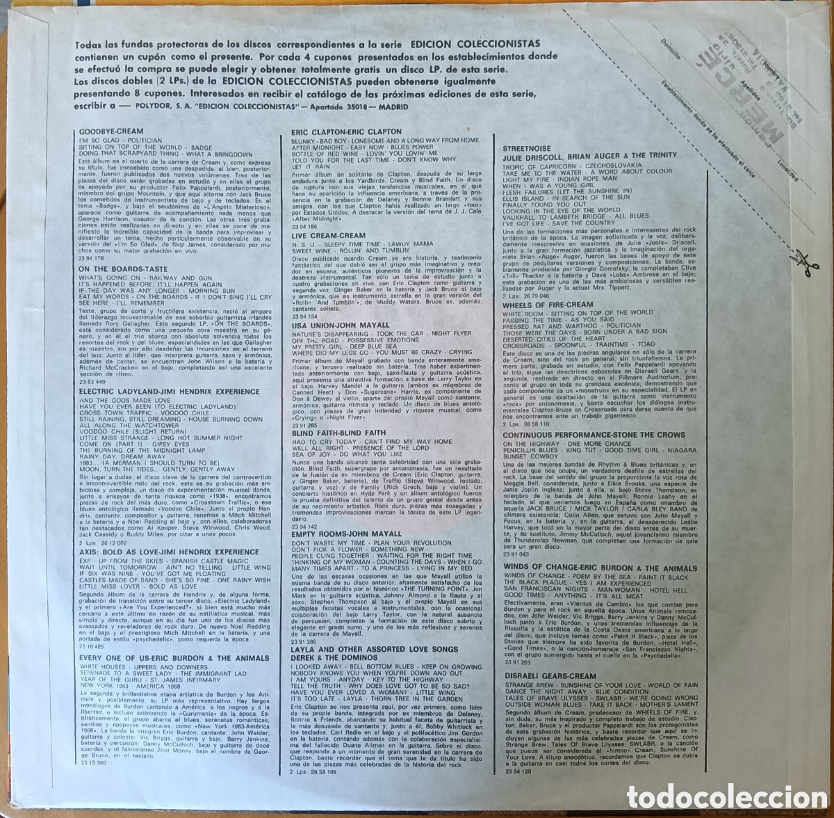 Discos de vinilo: Stone The Crows - Ontinuous Performance, 1972 - Foto 3