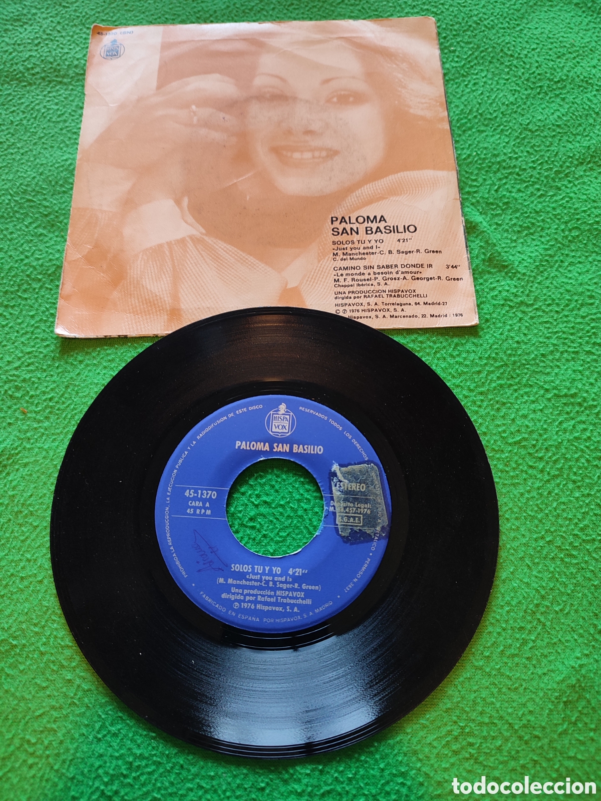 Discos de vinilo: Paloma San Basilio - Solos t&uacute; y yo - Foto 2