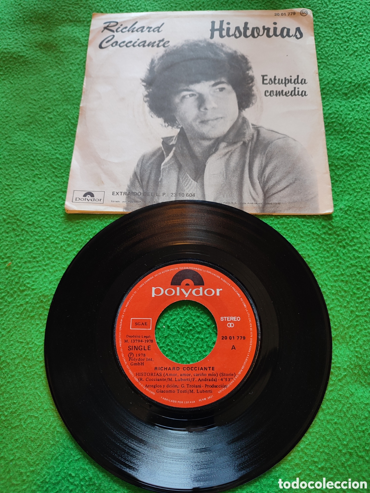 Discos de vinilo: Richard Cocciante - Historias - Foto 2
