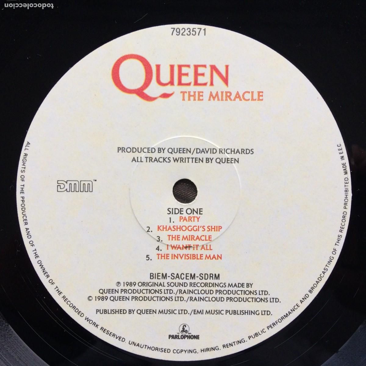 Discos de vinilo: Queen &lrm;&ndash; The Miracle , Holanda 1989 Parlophone* - Foto 5