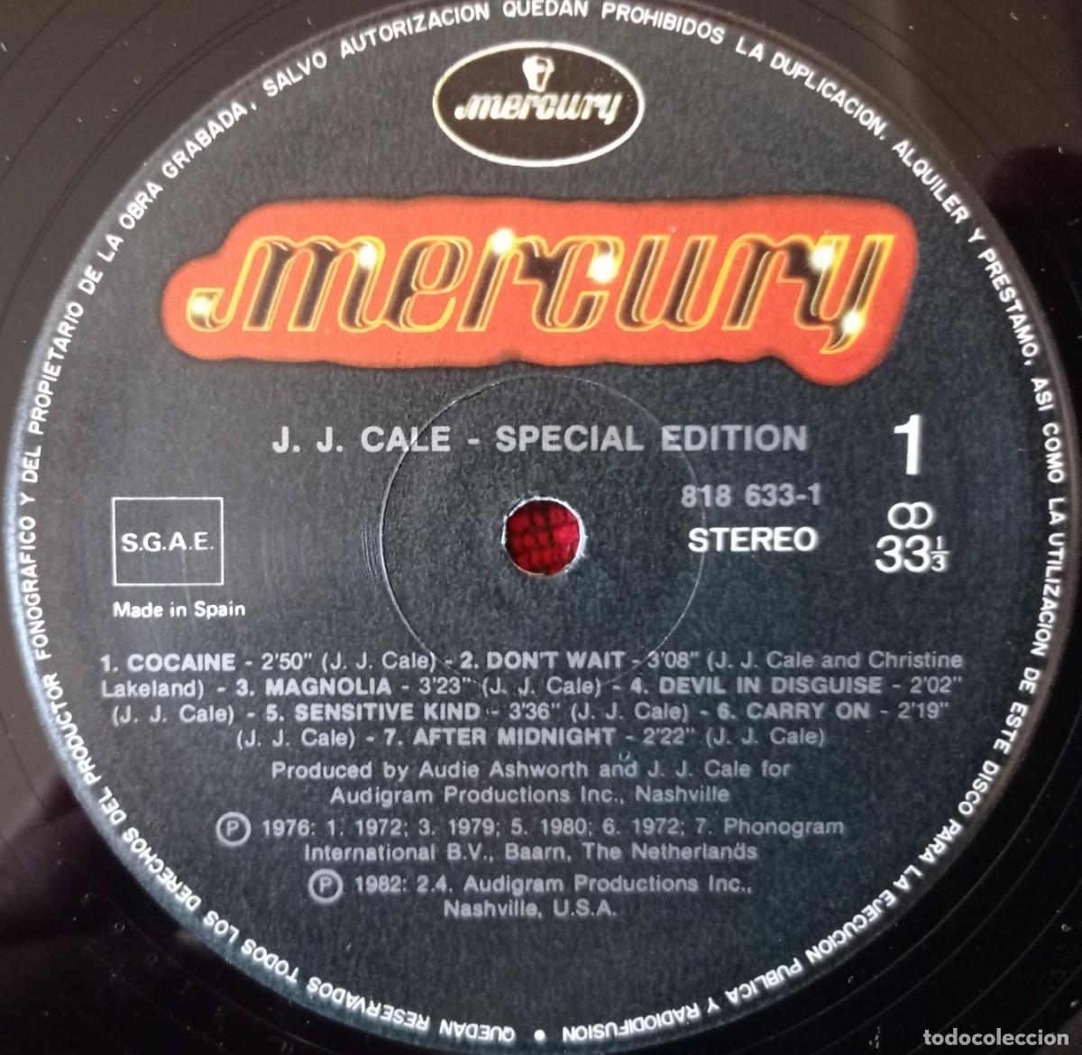 Discos de vinilo: J.J. CALE ** Special Edition ** VINILO LP REEDICION 1989? - Foto 4