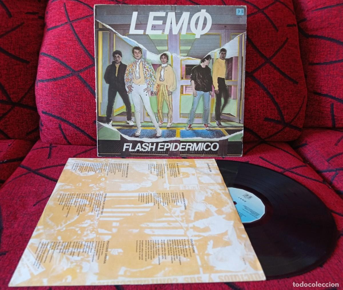 Discos de vinilo: LEMO ** Flash Epidermico ** VINILO LP ORIGINAL 1981 CON ENCARTE - Foto 1
