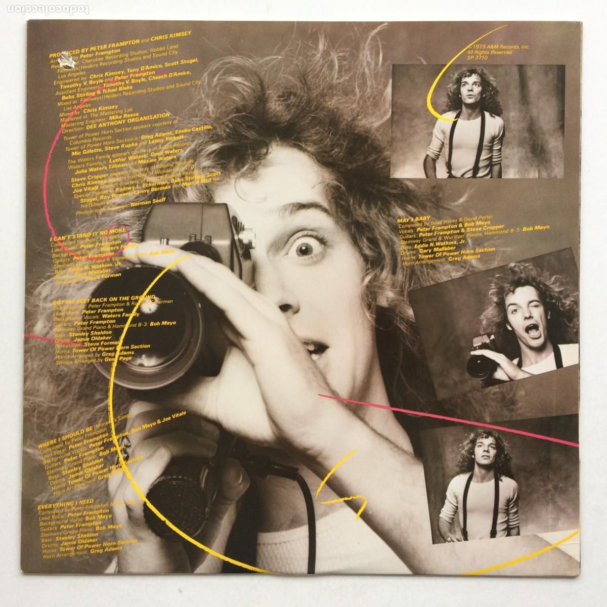 Discos de vinilo: Peter Frampton &lrm;&ndash; Where I Should Be , Canada 1979 A&M Records - Foto 3