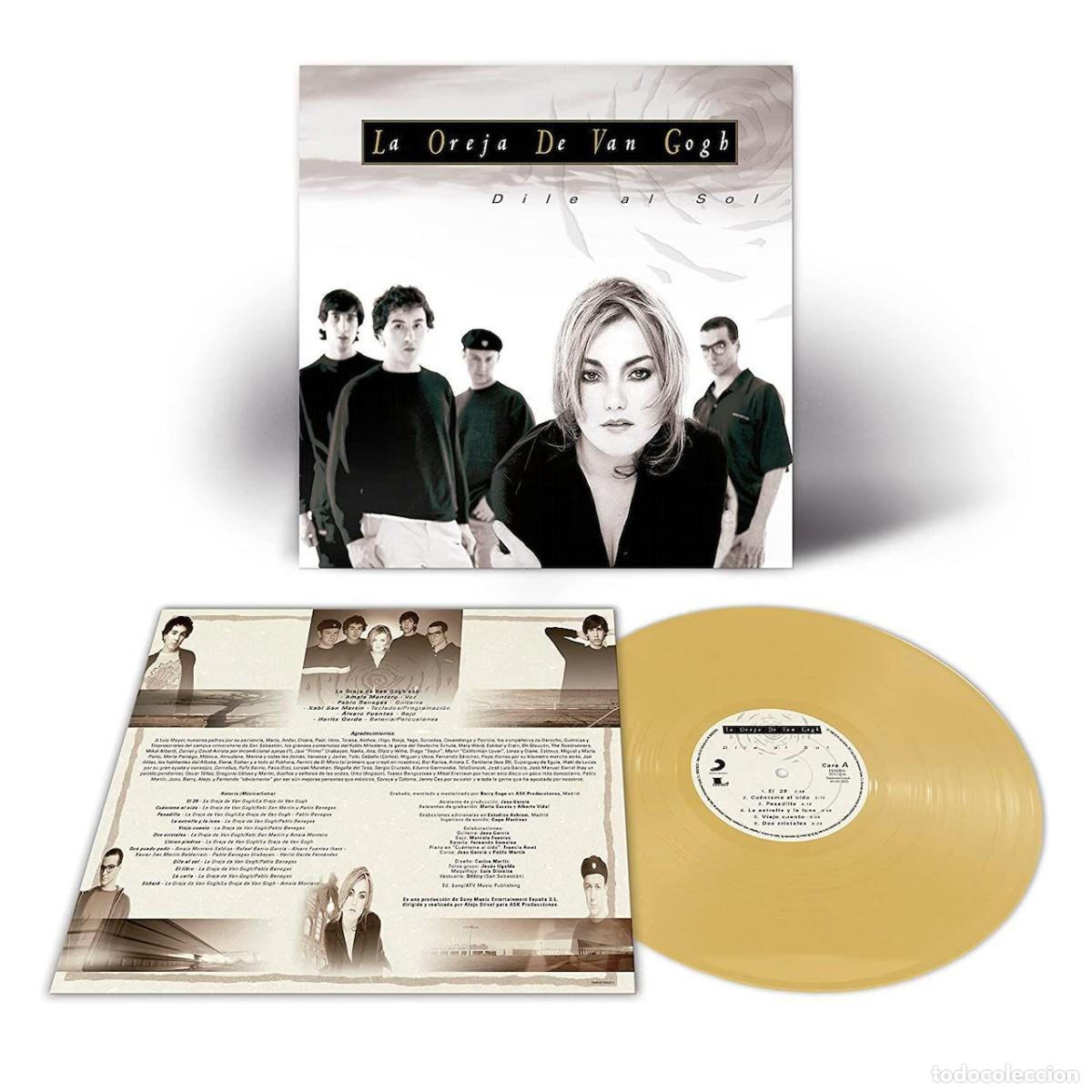 Discos de vinilo: LP LA OREJA DE VAN GOGH DILE AL SOL VINILO DORADO - Foto 1