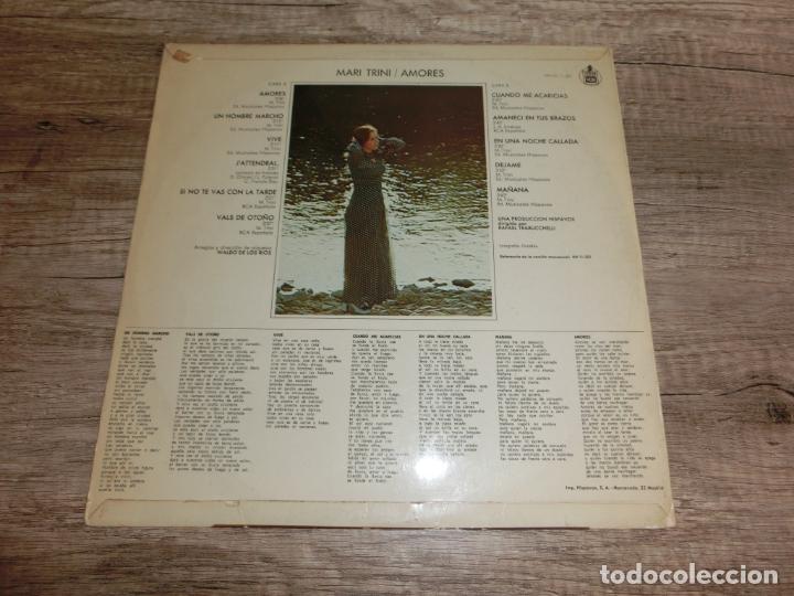 Discos de vinilo: MARI TRINI - AMORES - Foto 2