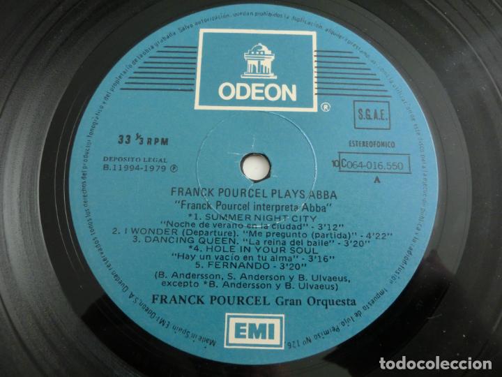 Discos de vinilo: FRANK POURCEL - PLAYS ABBA - Foto 3
