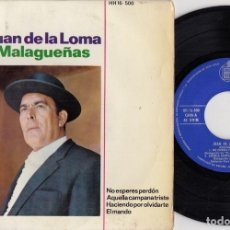 Discos de vinilo: JUAN DE LA LOMA - MALAGUEÑAS - EP DE VINILO - CS - 11