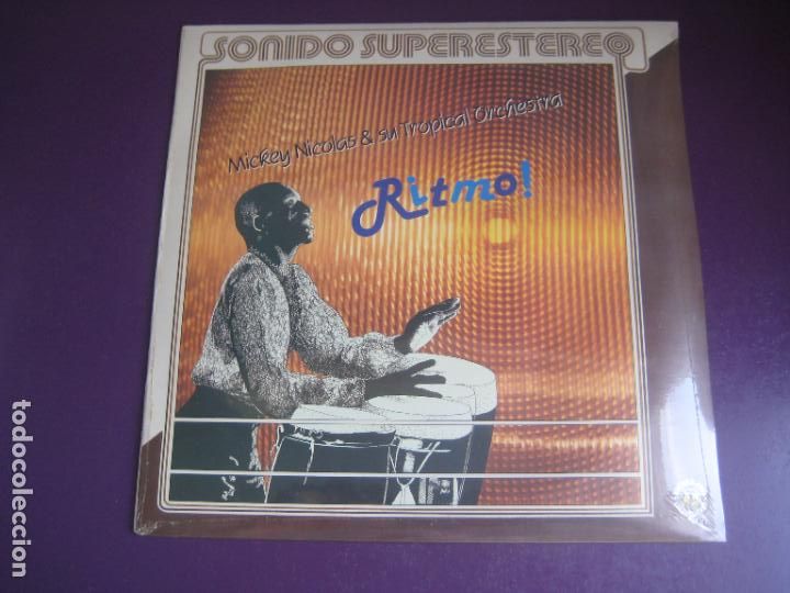 Dischi in vinile: Mickey Nicolas & Su ORQ Tropical - Clemente Lozano &lrm;&ndash; Ritmo! - LP DOBLON 1984 PRECINTADO - LATI