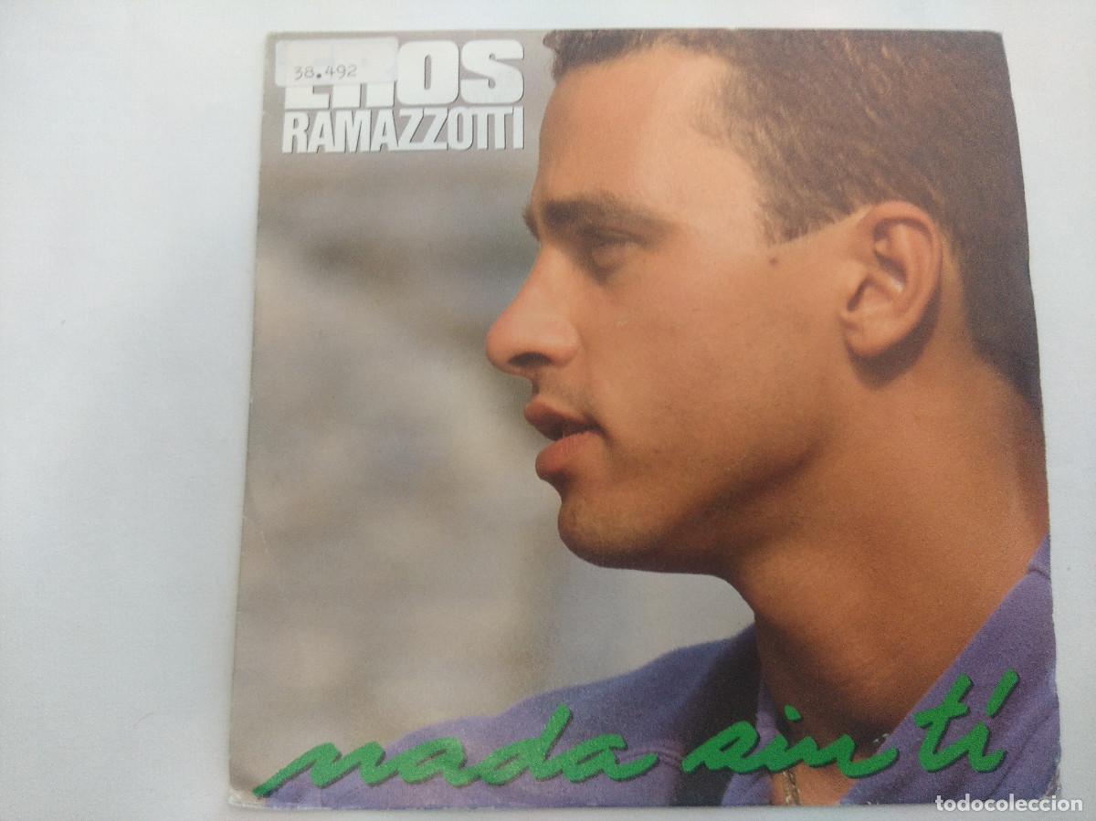 Discos de vinilo: EROS RAMAZZOTTI/NADA SIN TI/SINGLE. - Foto 1
