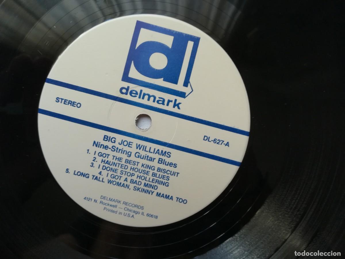 Discos de vinilo: Big Joe Williams. Nine Strings Guitar Blues. LP - Foto 4