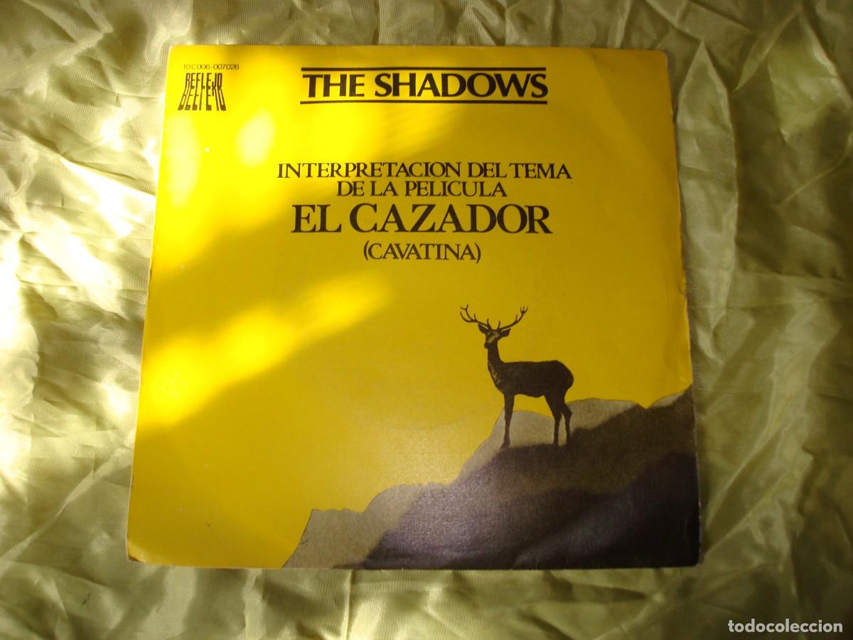Discos de vinilo: THE SHADOWS. EL CAZADOR ( BSO) / BERMUDA TRIANGLE. REFLEJO, 1979. SPAIN. IMPECABLE(#) - Foto 1
