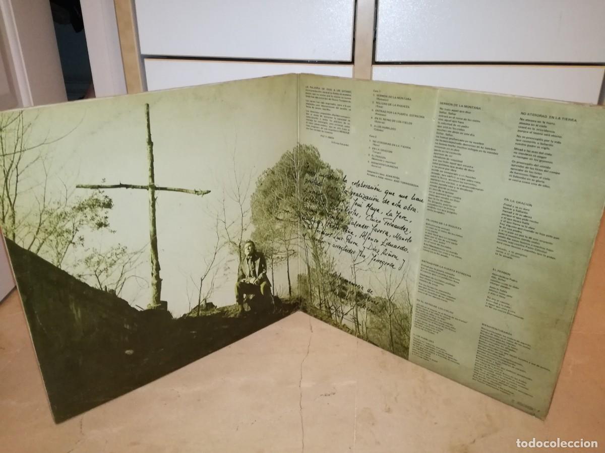Discos de vinilo: EL LEBRIJANO-LA PALABRA DE DIOS A UN GITANO-GATEFOLD-ORIGINAL 1972 - Foto 3