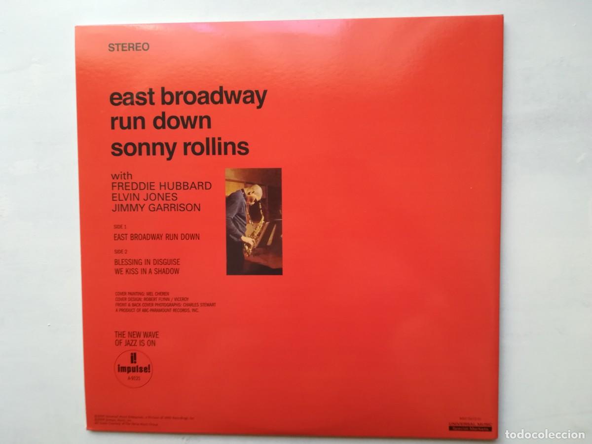 Discos de vinilo: Sonny Rollins. East Broadway Run Down. LP gatefold - Foto 2